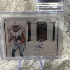 2025 Panini National Treasures Rookie Patch Autographs Jaydon Blue #168