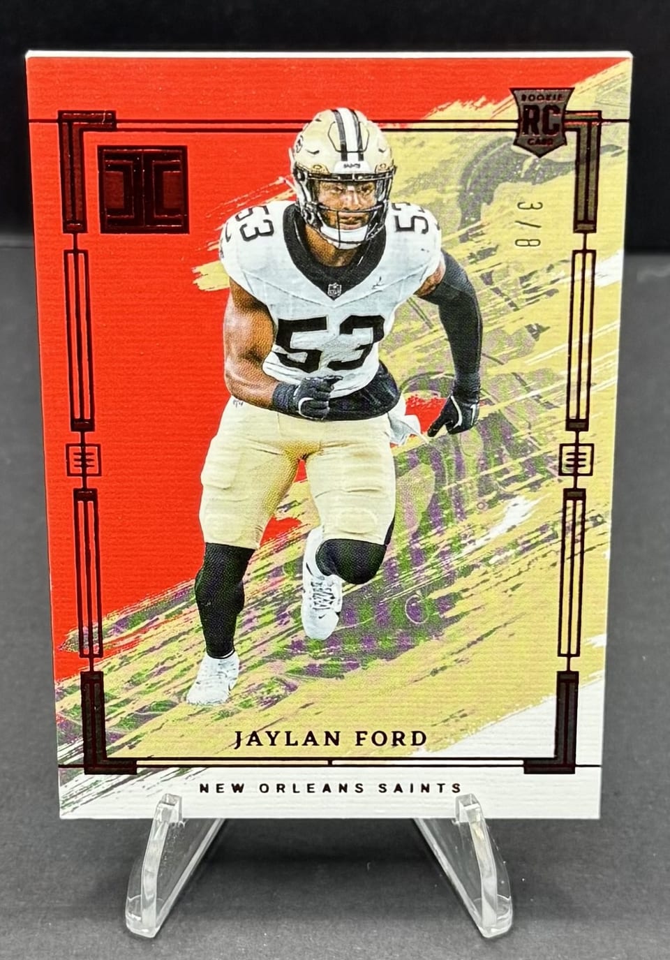 2024 Panini Impeccable Base Set Jaylan Ford #92 card