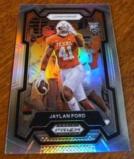2024 Panini Prizm Draft Picks Base Set Jaylan Ford #190