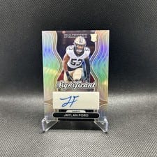 2024 Panini Prizm Significant Signatures Jaylan Ford #SS-JFD card