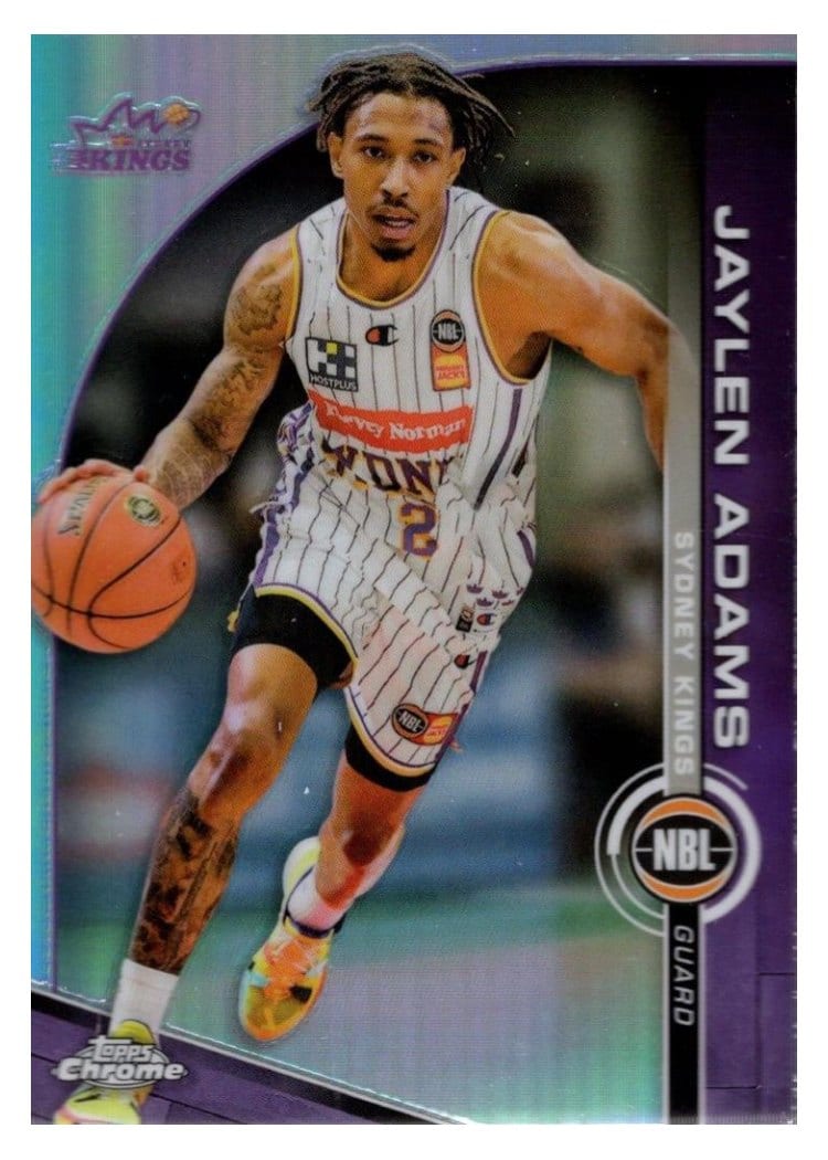 2023-24 Topps Chrome NBL Base Set Jaylen Adams #89 card