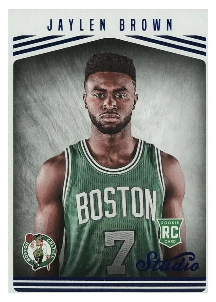 2016 Panini Studio Jaylen Brown #188 card