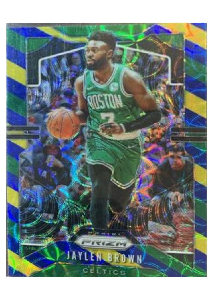 2019-20 Panini Prizm Base Set Jaylen Brown #40 card