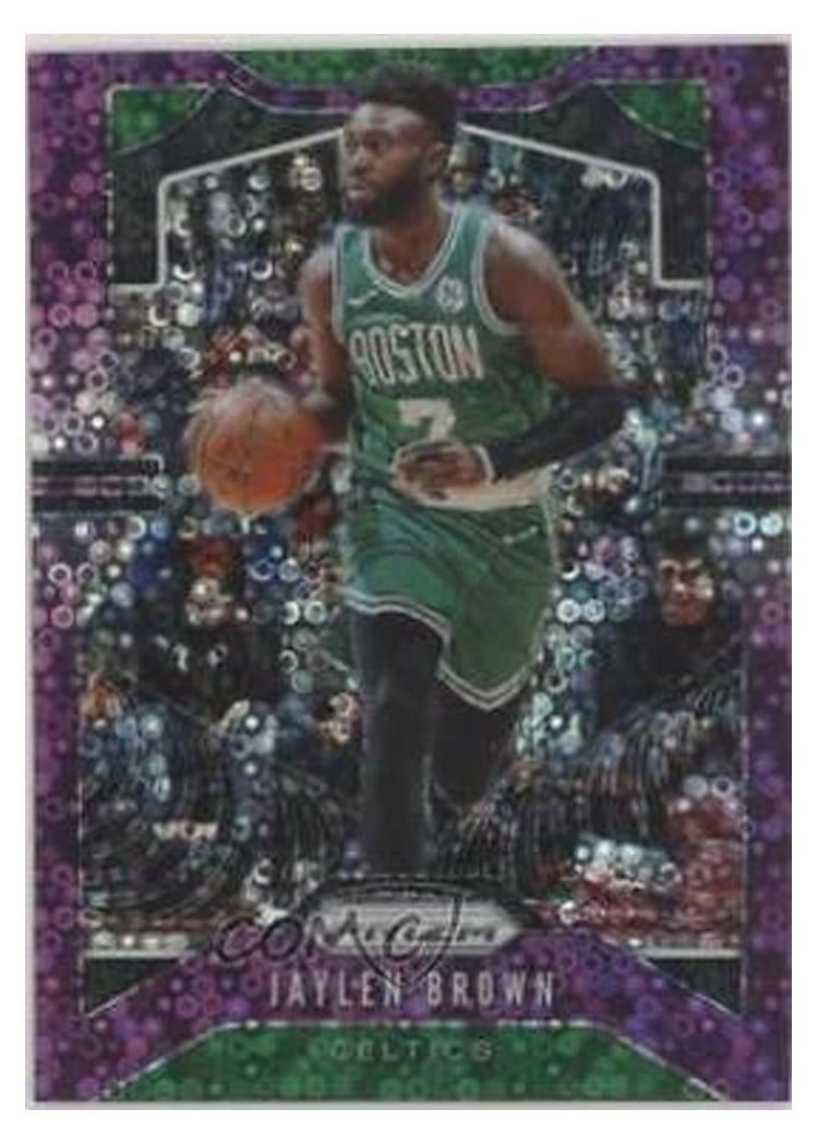 2019-20 Panini Prizm Base Set Jaylen Brown #40 card