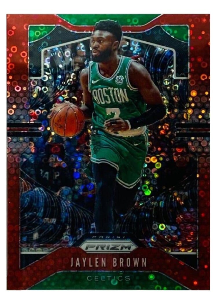 2019-20 Panini Prizm Base Set Jaylen Brown #40 card