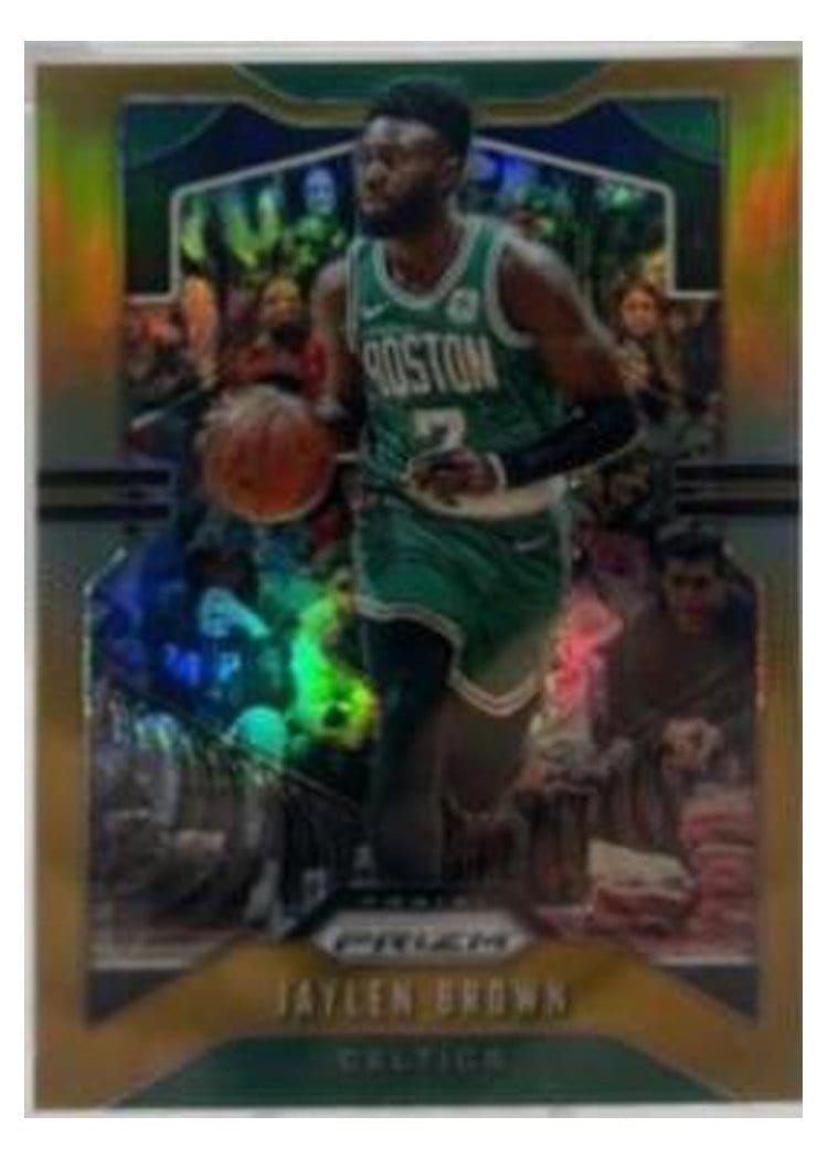 2019-20 Panini Prizm Base Set Jaylen Brown #40 card