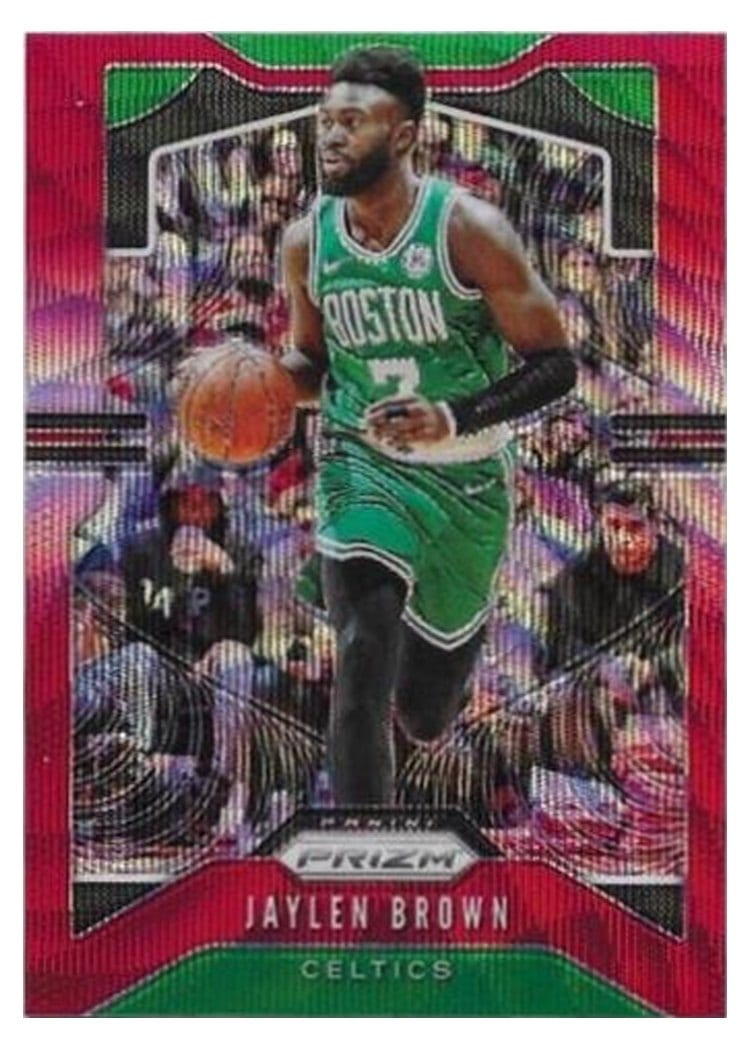 2019-20 Panini Prizm Base Set Jaylen Brown #40 card