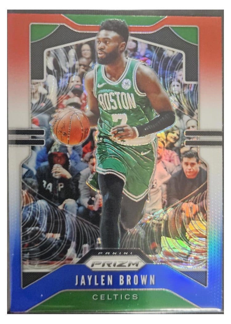 2019-20 Panini Prizm Base Set Jaylen Brown #40 card