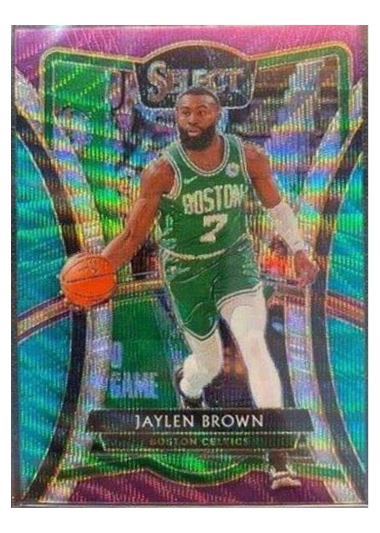 2019-20 Panini Select Base Set Jaylen Brown #180 card