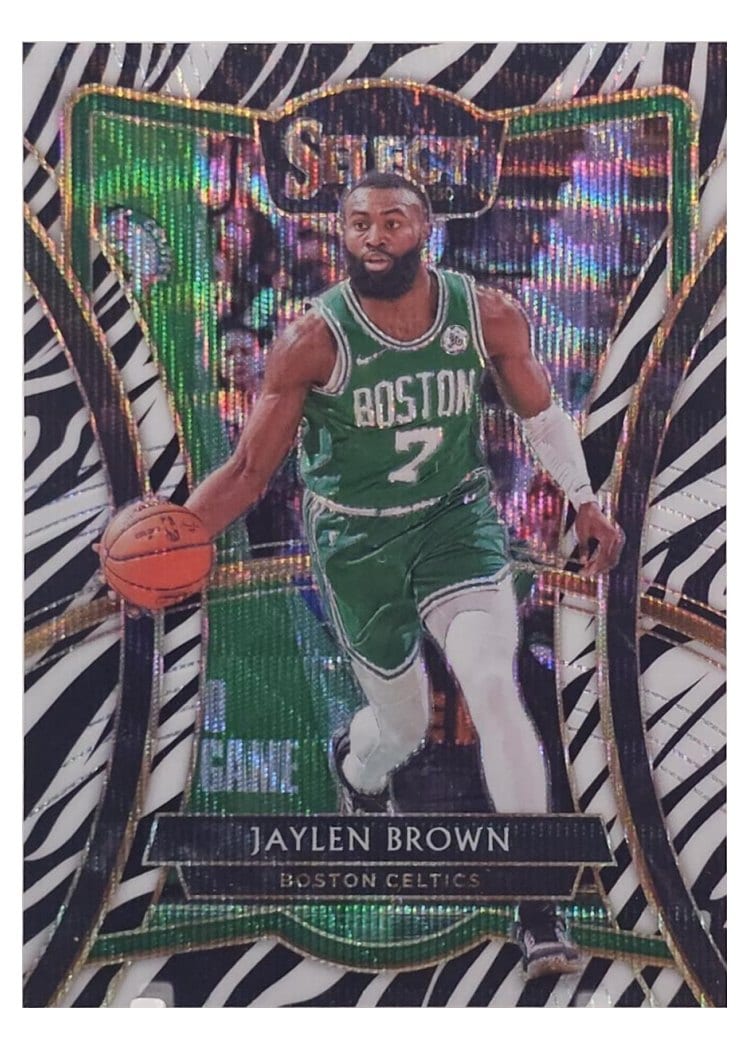 2019-20 Panini Select Base Set Jaylen Brown #180 card