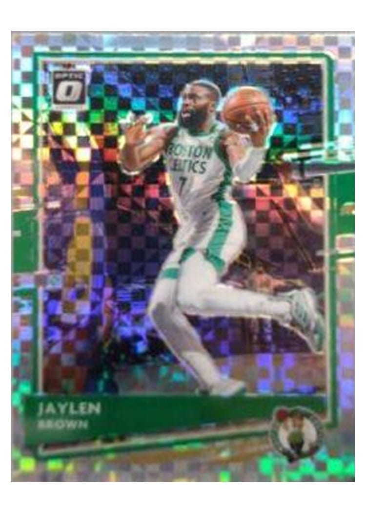 2020-21 Donruss Optic Base Set Jaylen Brown #127 card