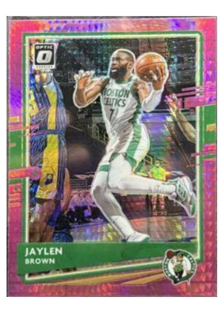 2020-21 Donruss Optic Base Set Jaylen Brown #127 card