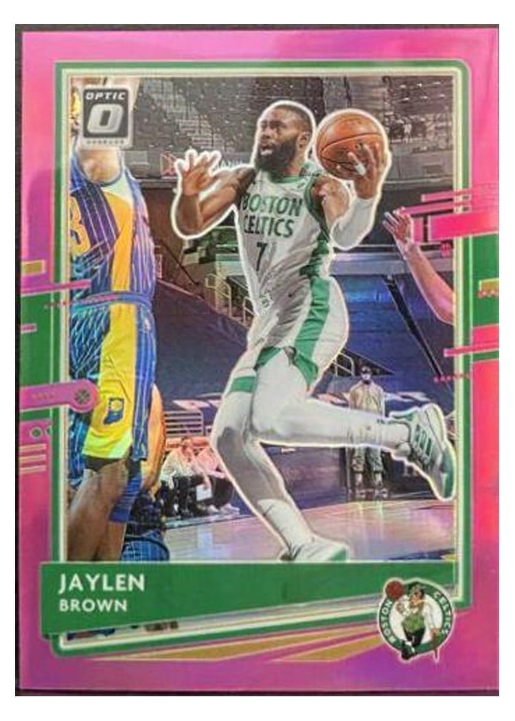 2020-21 Donruss Optic Base Set Jaylen Brown #127 card