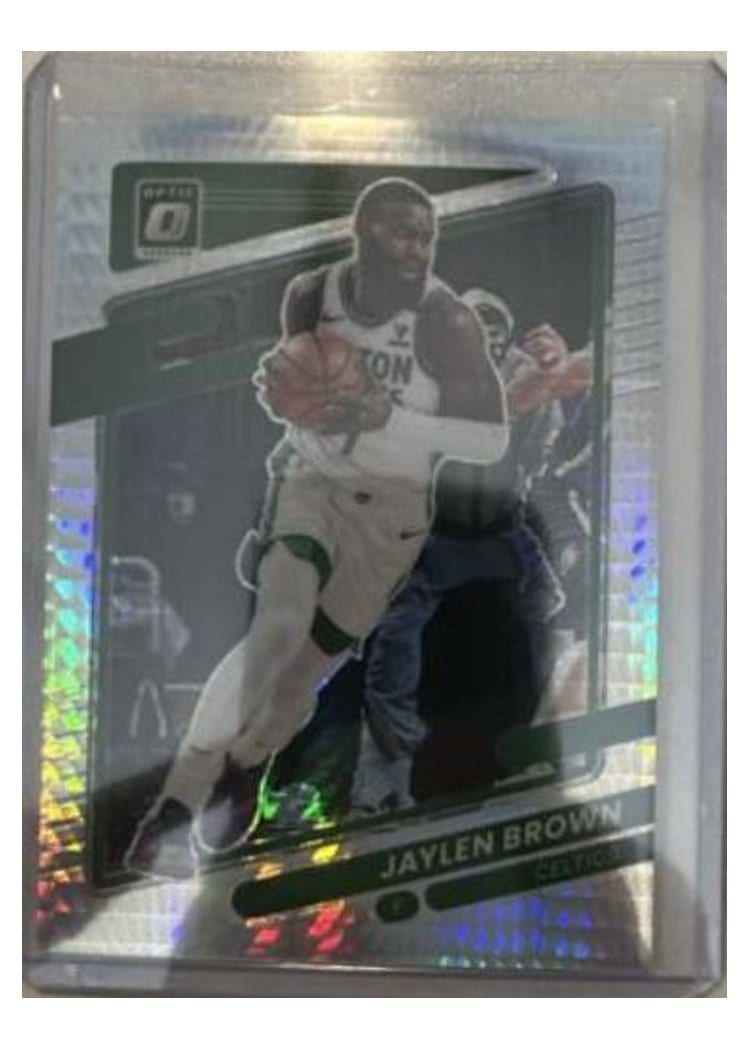 2020-21 Donruss Optic Base Set Jaylen Brown #127 card