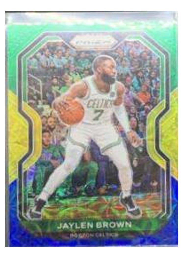 2020-21 Panini Prizm Base Set Jaylen Brown #189 card