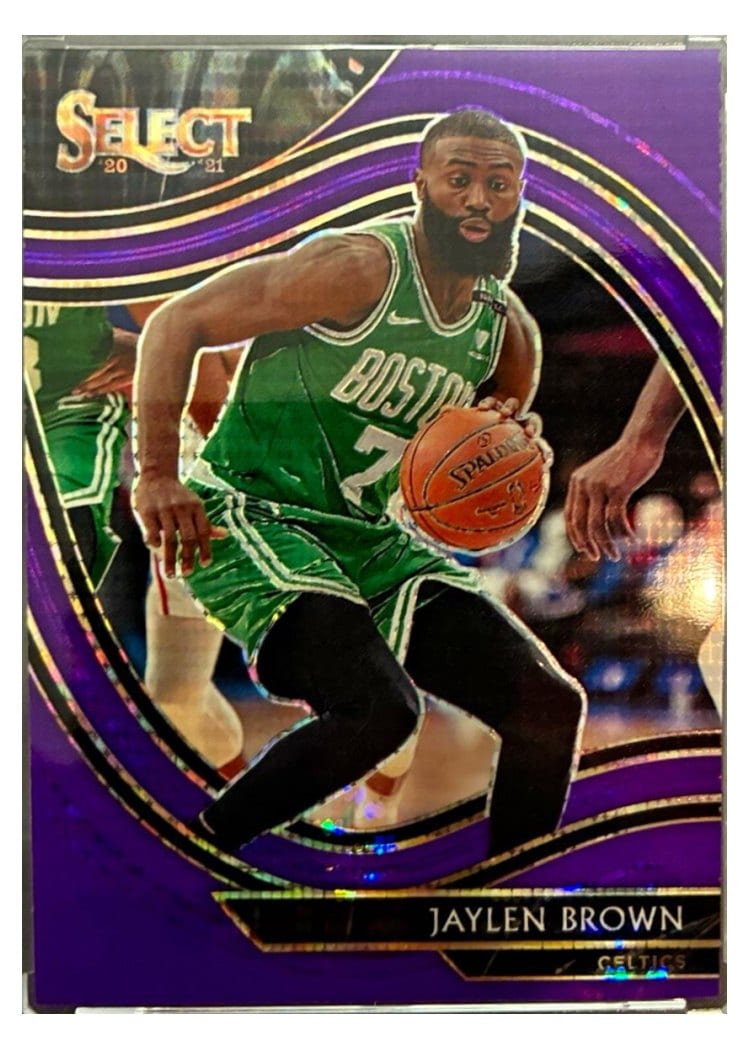 2020-21 Panini Select Base Set Jaylen Brown #236 card