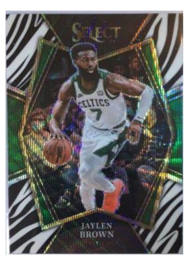 2021-22 Panini Select Base Set Jaylen Brown #162 card