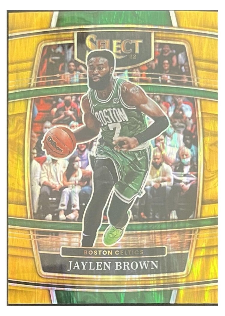 2021-22 Panini Select Base Set Jaylen Brown #67 card