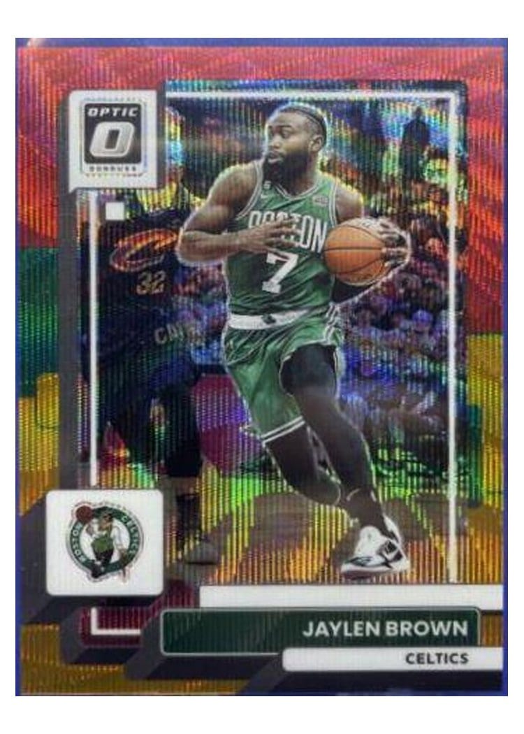 2022-23 Donruss Optic Base Set Jaylen Brown #32 card