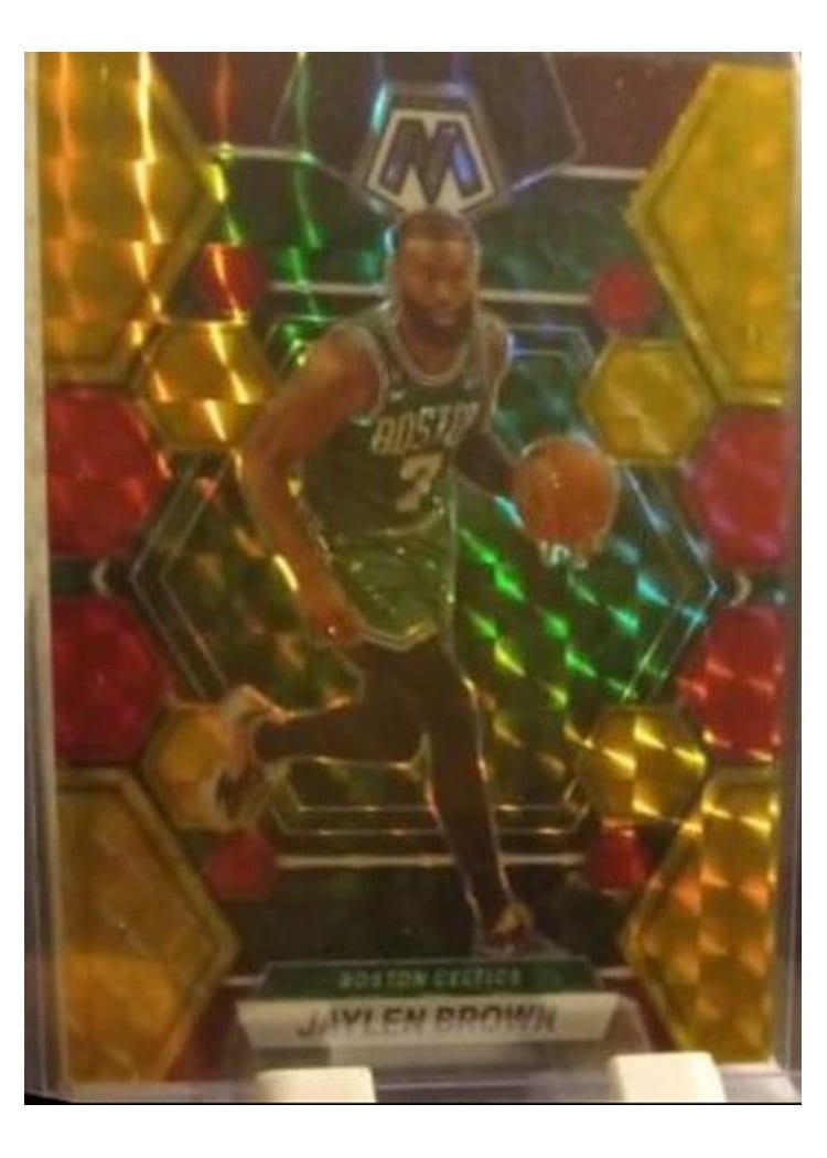 2022-23 Panini Mosaic Base Set Jaylen Brown #9 card