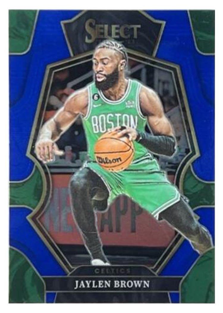 2022-23 Panini Select Base Set Jaylen Brown Blue Retail #132 card