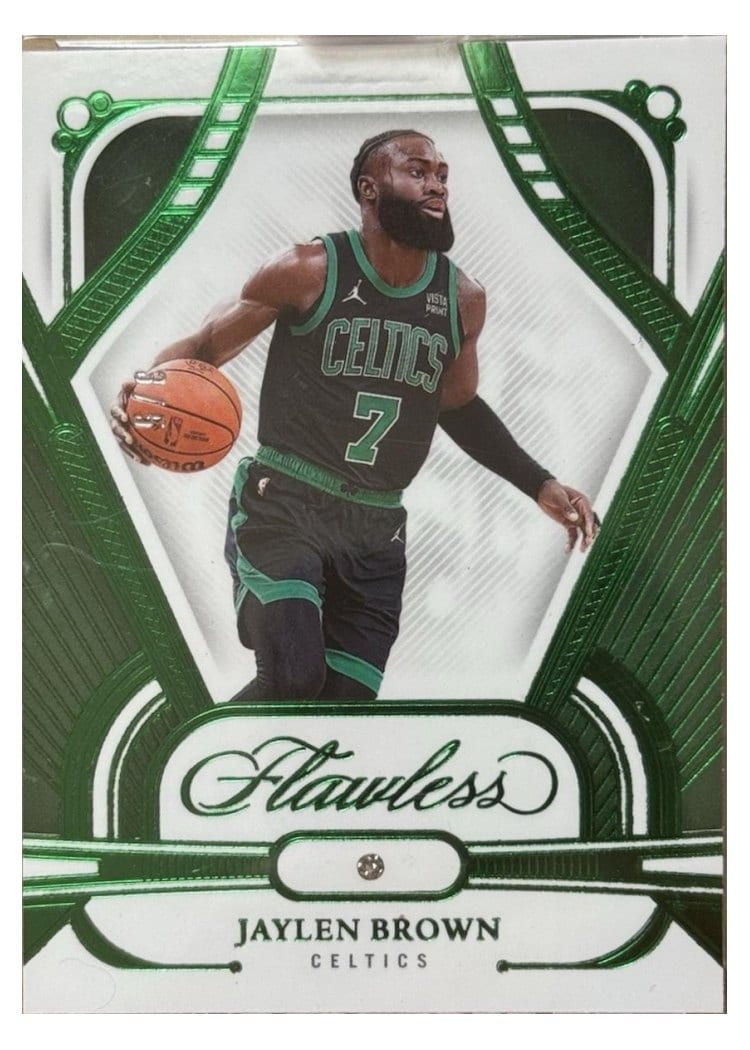 2023-24 Panini Flawless Base Set Jaylen Brown #92 card