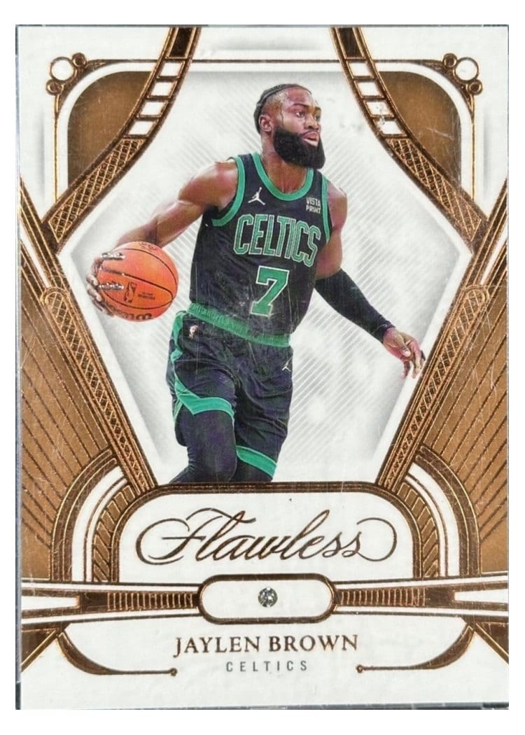 2023-24 Panini Flawless Base Set Jaylen Brown #92 card
