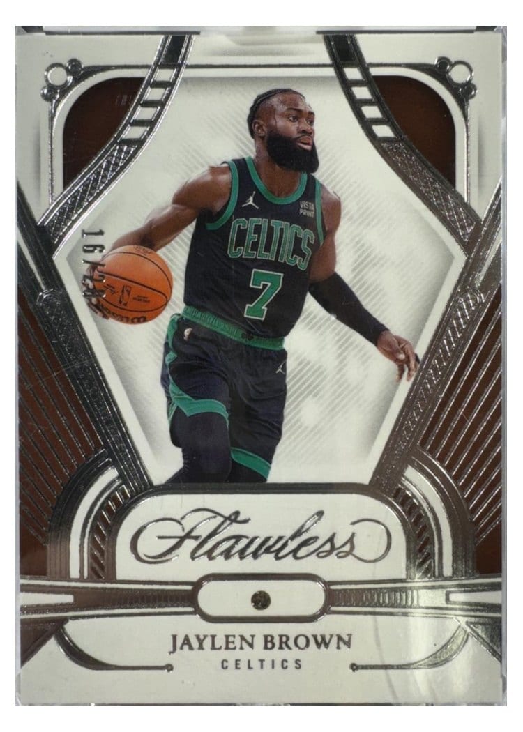 2023-24 Panini Flawless Base Set Jaylen Brown #92 card