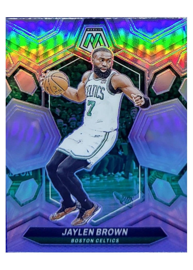 2023-24 Panini Mosaic Base Set Jaylen Brown #182 card