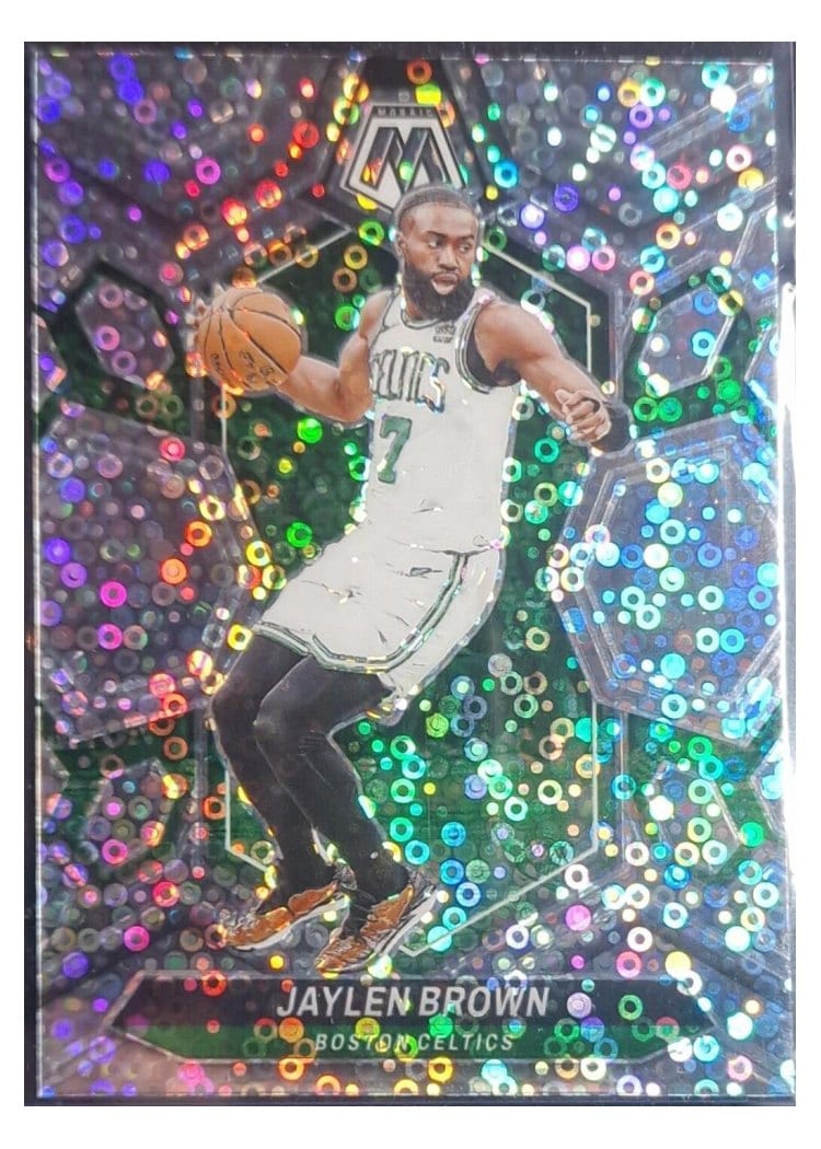 2023-24 Panini Mosaic Base Set Jaylen Brown #182 card