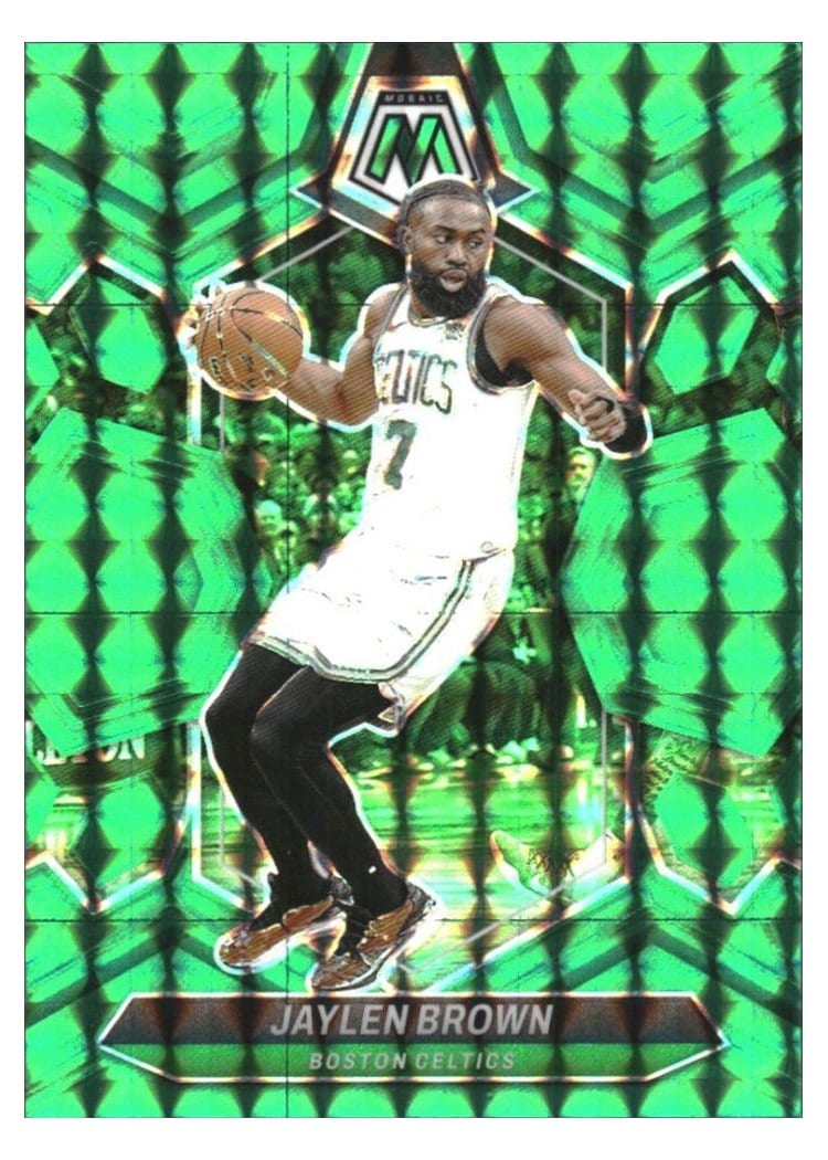 2023-24 Panini Mosaic Base Set Jaylen Brown #182 card
