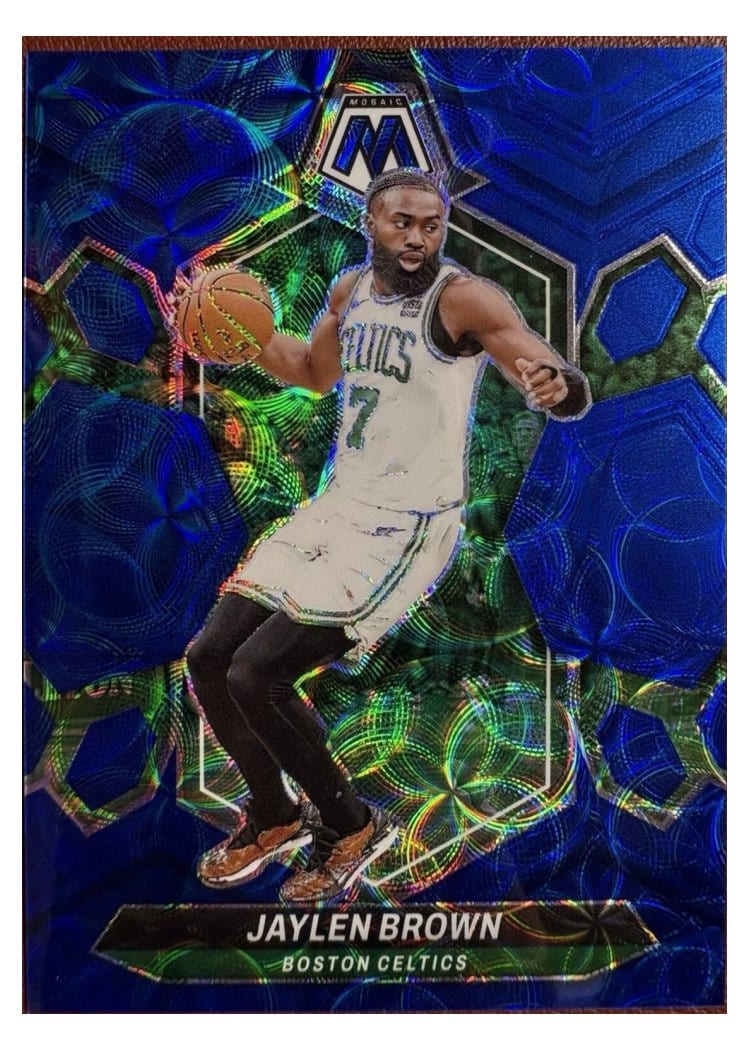 2023-24 Panini Mosaic Base Set Jaylen Brown #182 card
