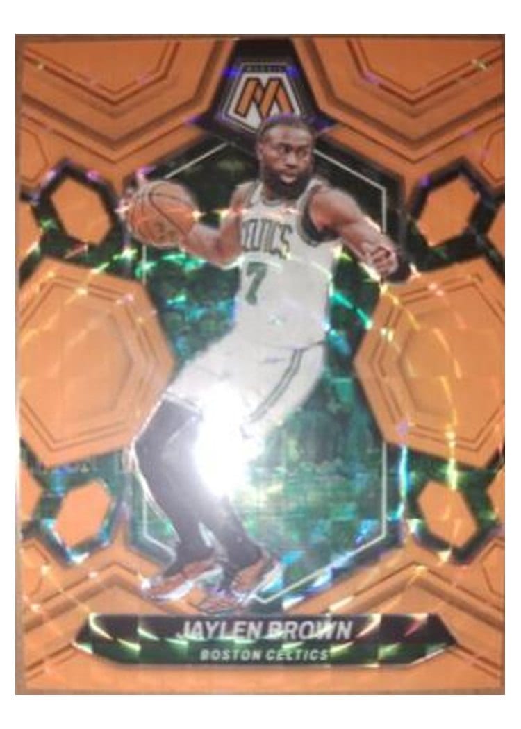 2023-24 Panini Mosaic Base Set Jaylen Brown #182 card