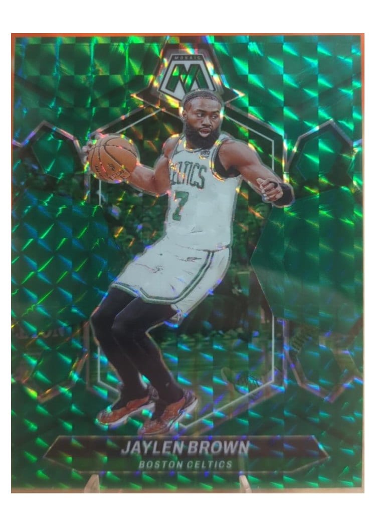 2023-24 Panini Mosaic Base Set Jaylen Brown #182 card