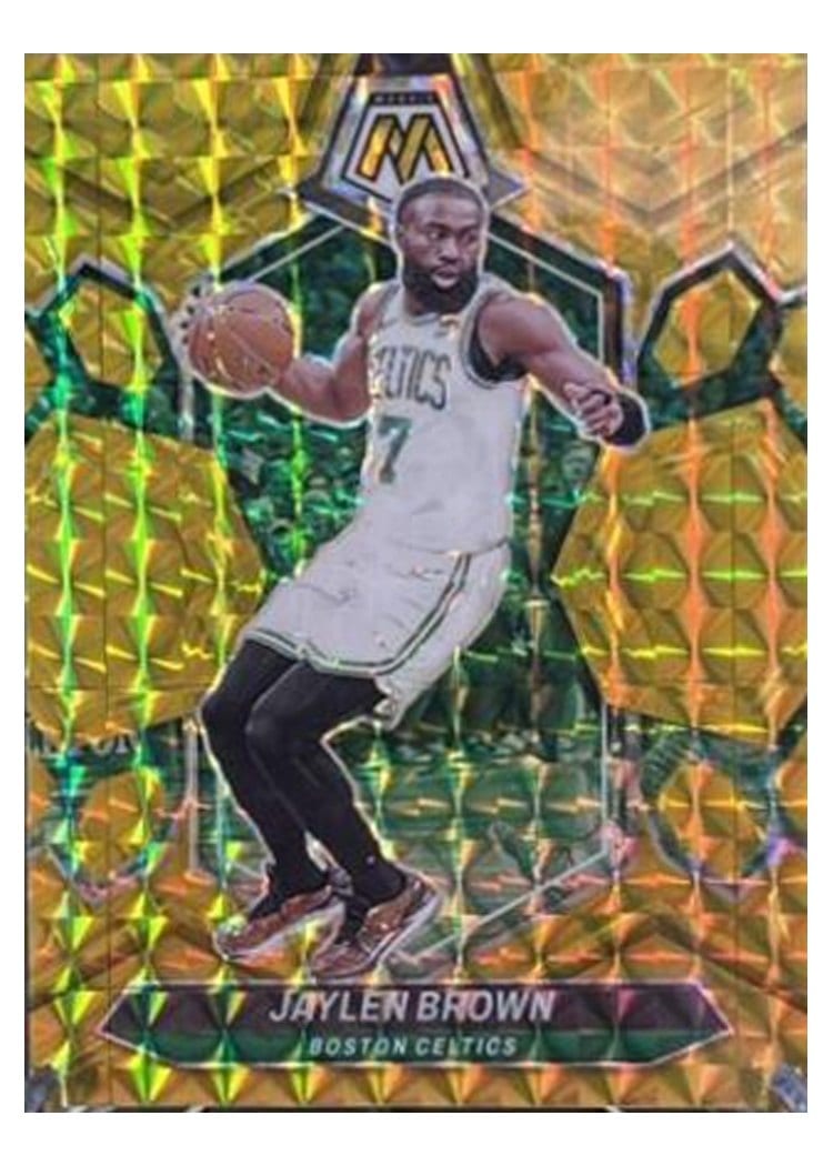 2023-24 Panini Mosaic Base Set Jaylen Brown #182 card