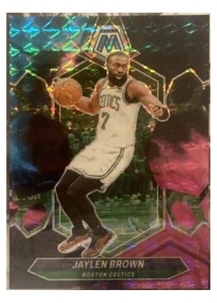 2023-24 Panini Mosaic Base Set Jaylen Brown #182 card