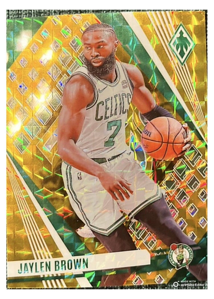2023-24 Panini Phoenix Base Set Jaylen Brown #77 card