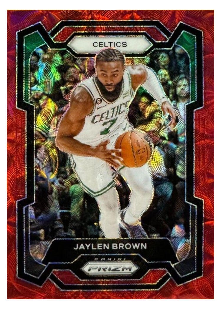 2023-24 Panini Prizm Base Set Jaylen Brown #31 card