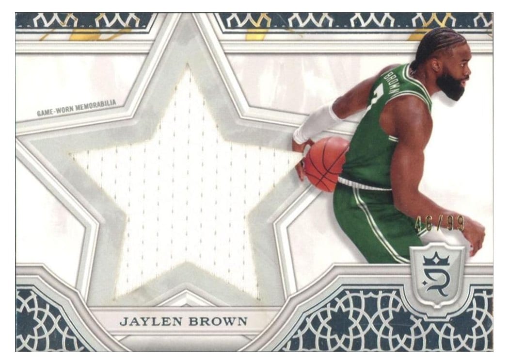 2023-24 Topps Royalty Star Relics Jaylen Brown #SR-JB card