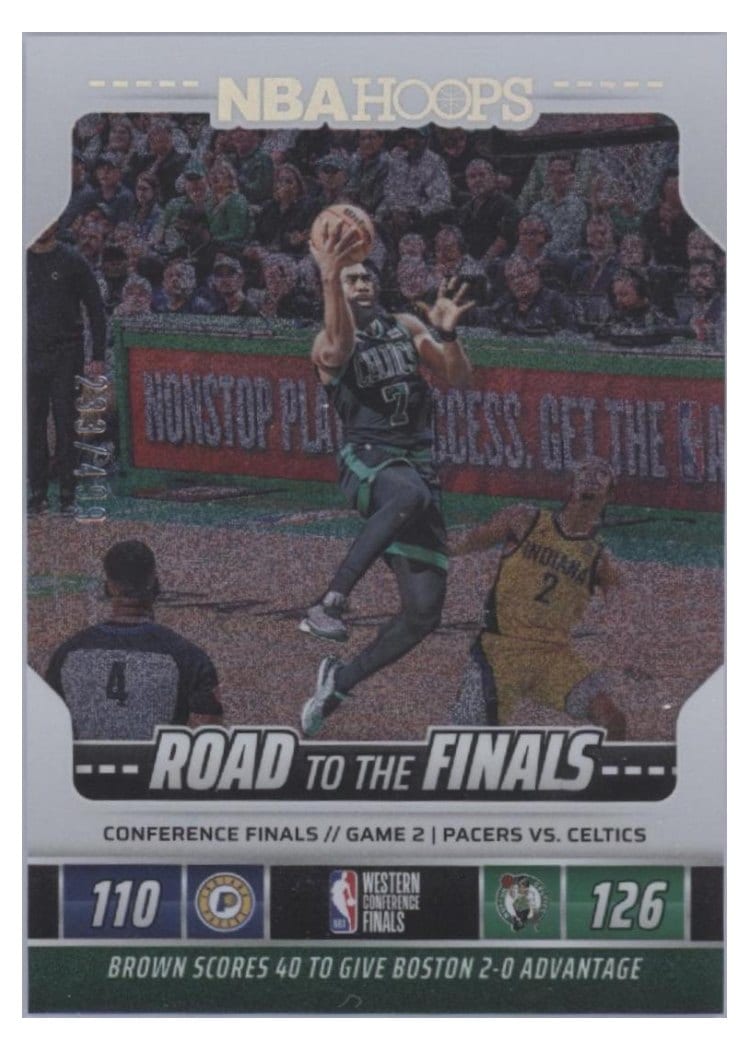 2024-25 Hoops Road to the Finals Conference Finals Jaylen Brown #8 card