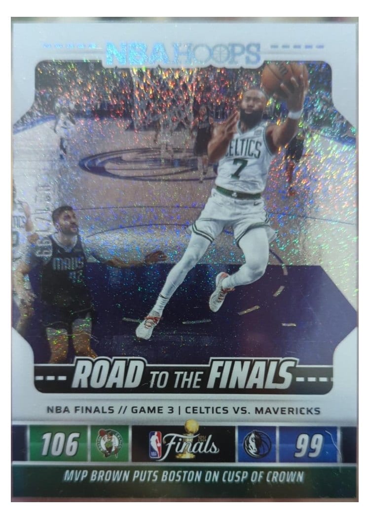 2024-25 Hoops Road to the Finals NBA Championship Jaylen Brown #2 card