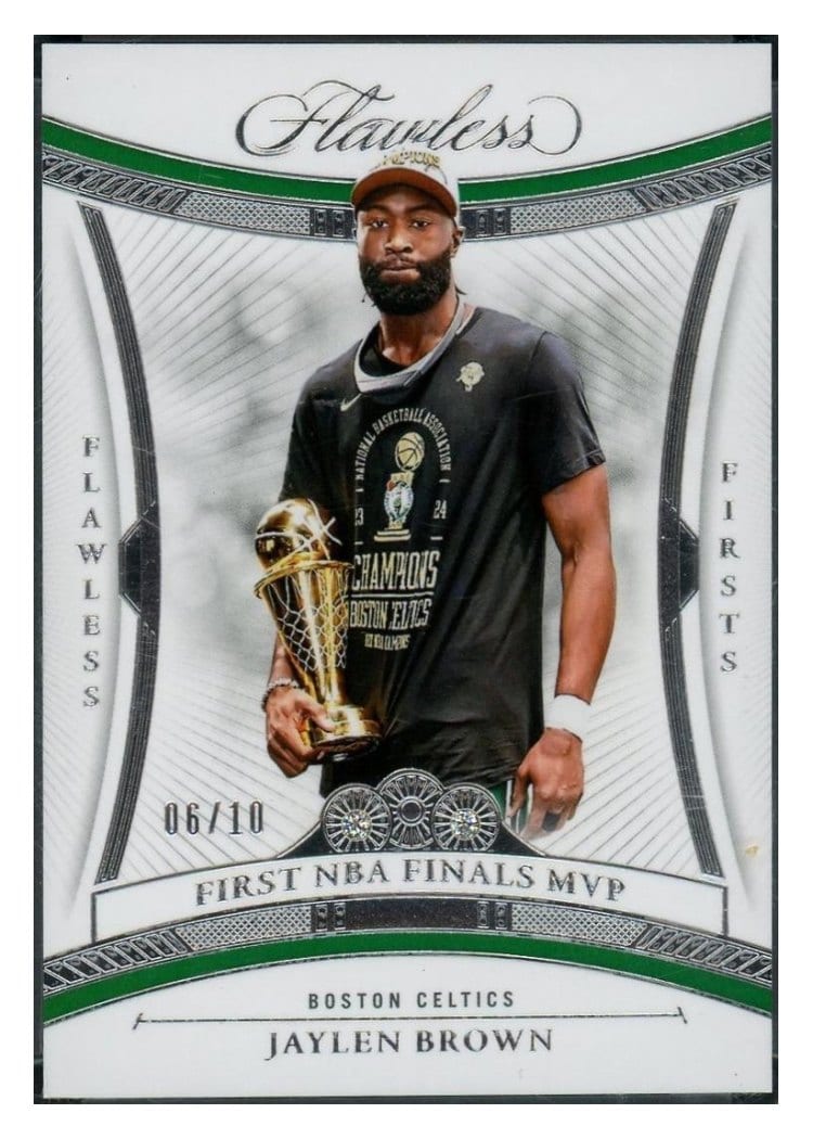 2024-25 Panini Flawless Base Gems Jaylen Brown #146 card