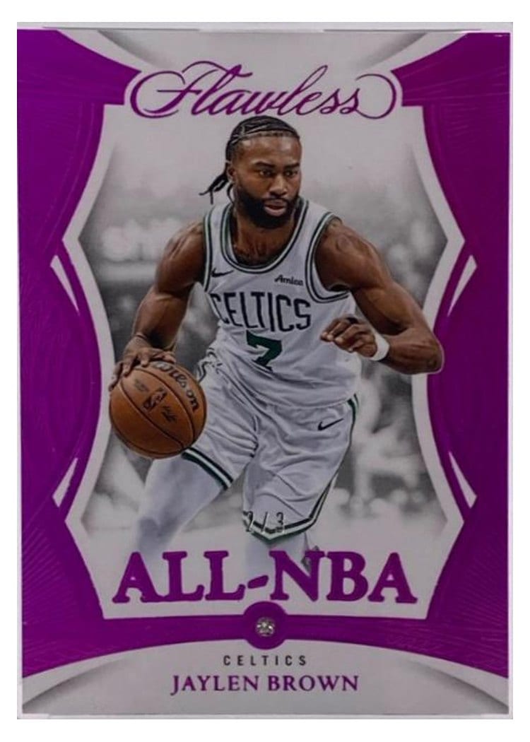 2024-25 Panini Flawless Base Gems Jaylen Brown #193 card