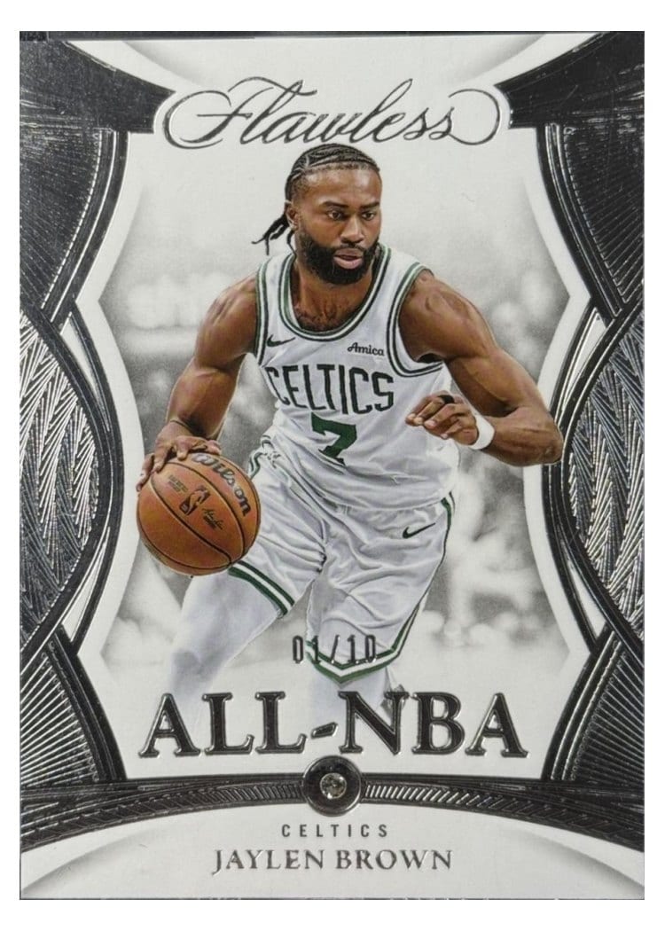 2024-25 Panini Flawless Base Gems Jaylen Brown #193 card