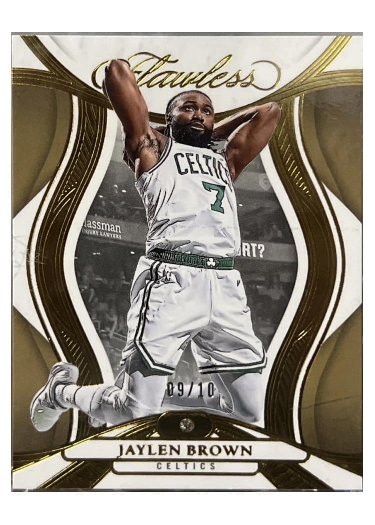 2024-25 Panini Flawless Base Gems Jaylen Brown #60 card