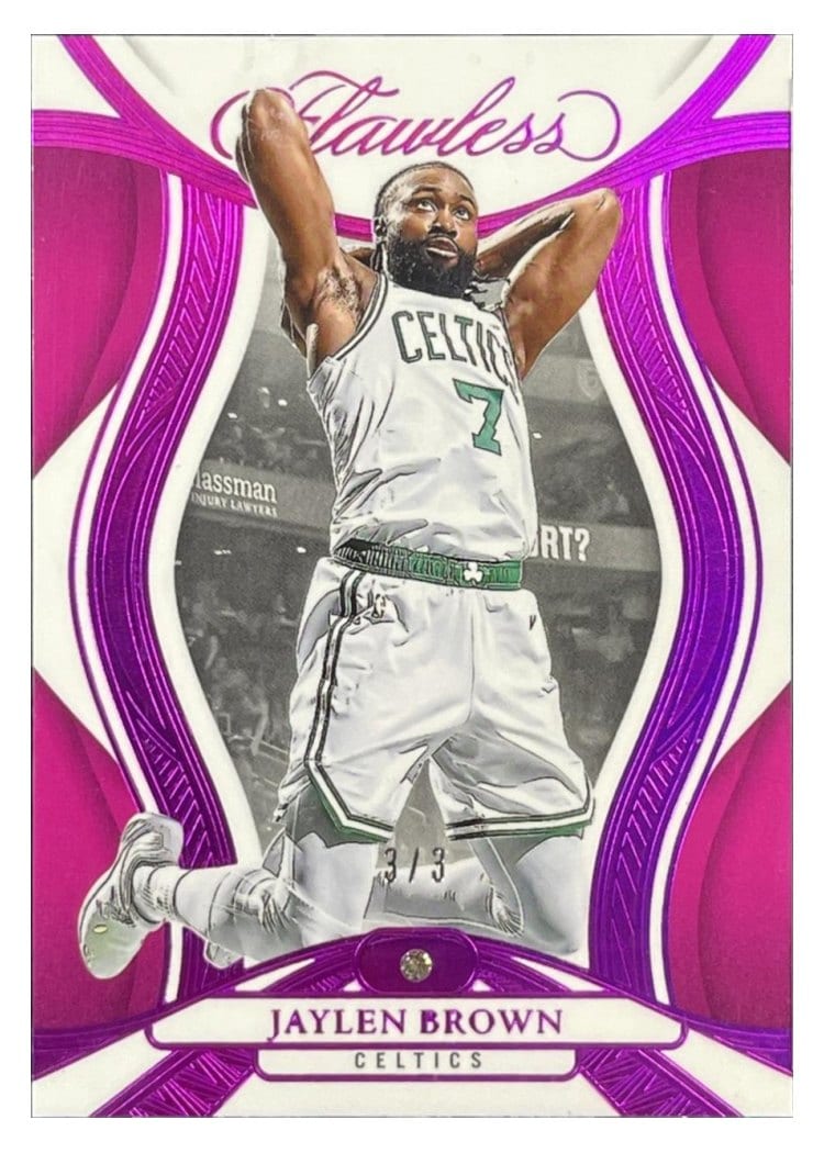 2024-25 Panini Flawless Base Gems Jaylen Brown #60 card