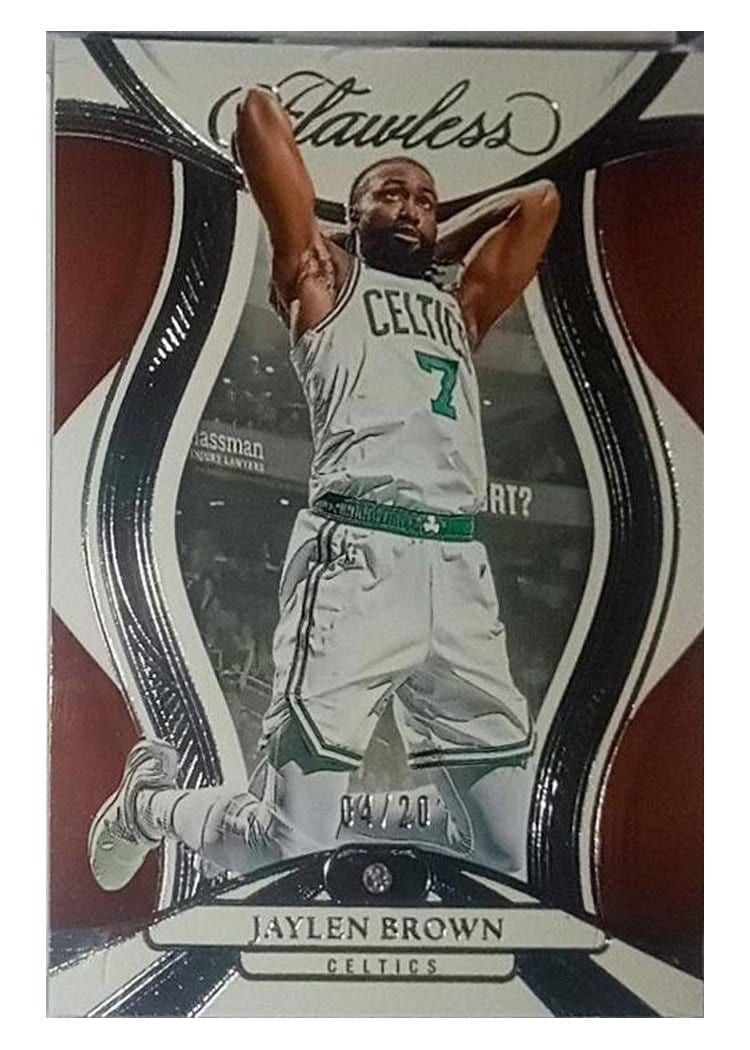 2024-25 Panini Flawless Base Gems Jaylen Brown #60 card