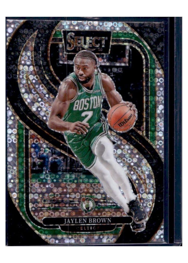 2024-25 Panini Select Base Set Jaylen Brown Disco Prizm #146 card