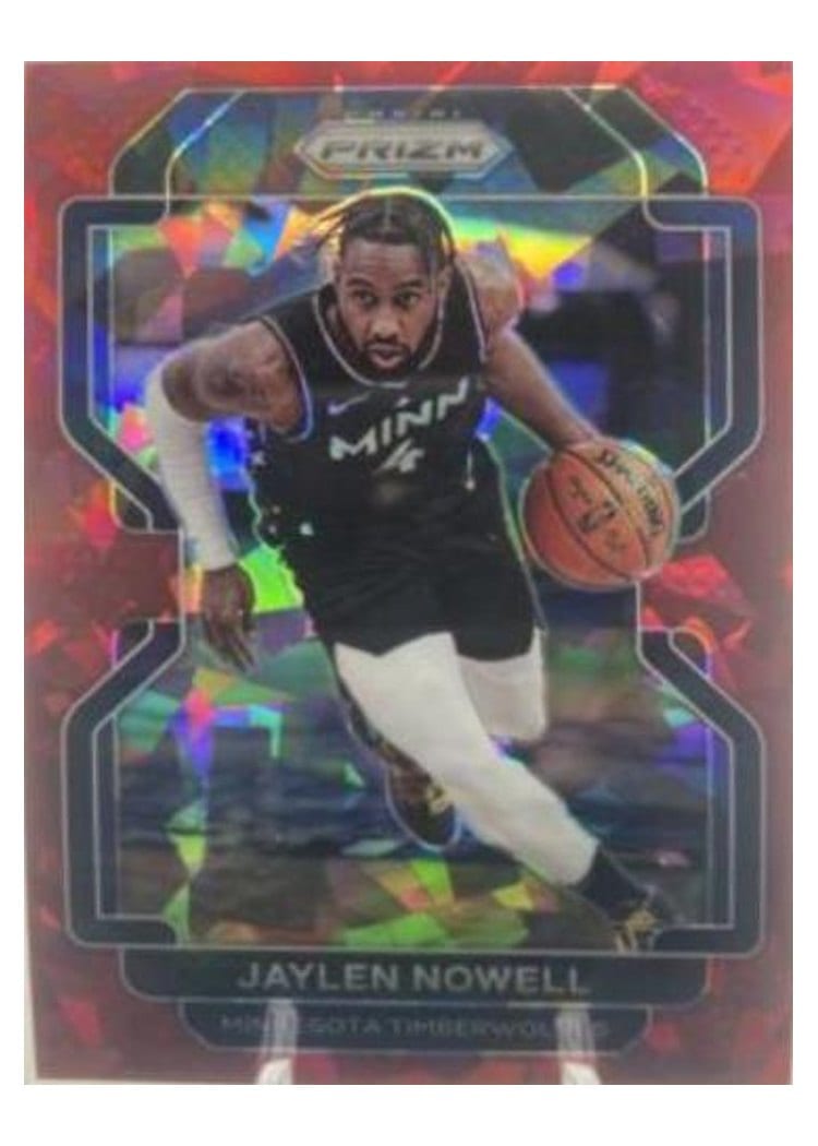 2021 Panini Prizm Jaylen Nowell Red Ice Prizm #41 card
