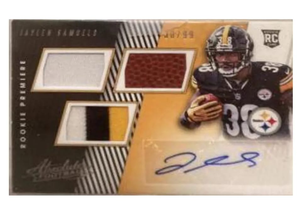2018 Panini Absolute Jaylen Samuels #185 card